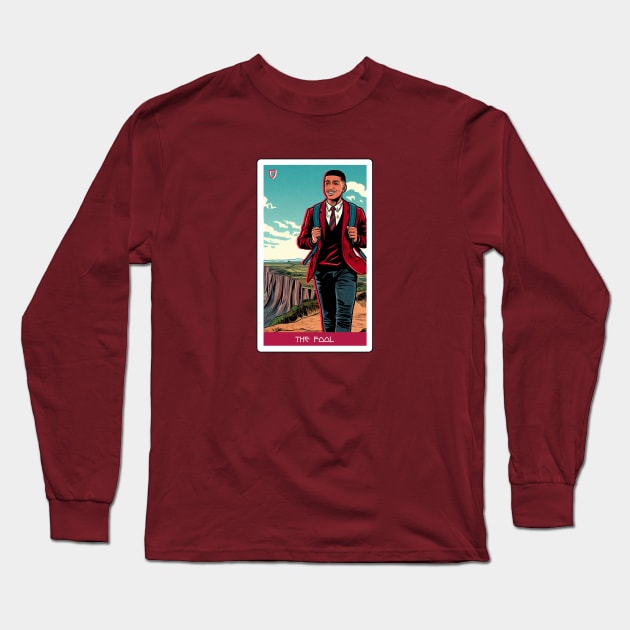 the fool - house of anubis tarot card Long Sleeve T-Shirt by sadieillust